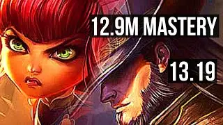 ANNIE vs TF (MID) | 12.9M mastery, 2700+ games, 7/2/10 | NA Grandmaster | 13.19