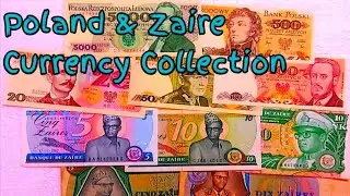 Poland & Zaire Banknotes Collection