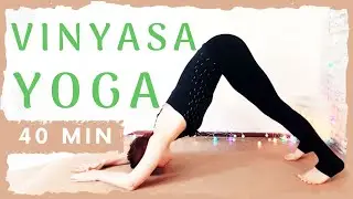 40-минутный урок йоги для всего тела &mdash; комплексная практика виньяса-флоу для заземления.