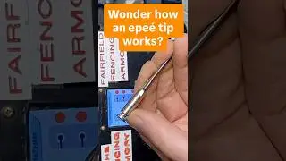Inside the epe&eacute; tip to see how it works #fencing #diy #repair also on Insta Fairfield Fencing Armory