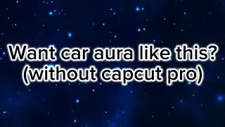 Free car aura tutorial(without cc pro)|Capcut tutorial|@K1NG_RIYX #video #tutorial #capcut #cars 