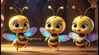 Three Baby Bees Find the Flowers + More Nursery Rhymes & Kids Songs