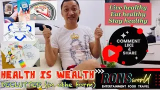 DECLUTTERING (IN OTHER FORM) | HEALTH IS WEALTH | #pinoyvlogger  #dxb  #ronsworld #healthawareness