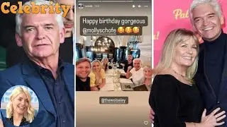 Phillip Schofield reunites with wife Stephanie and their kids for daughter Molly&rsquo;s birthday