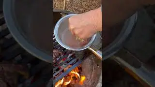 How to: Cook a Valentine's Fillet Steak on a Fire Pit