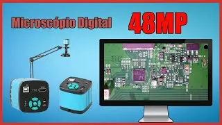 Microscópio Digital Eakins (da China) 48MP é bom?