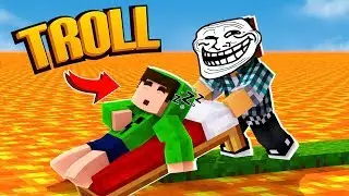 Minecraft : A MAIOR TROLLAGEM DO MINECRAFT ! - ( TROLL VS TROLL )