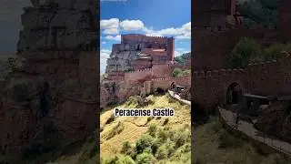 The stunning Peracense Castle in Teruel, Spain