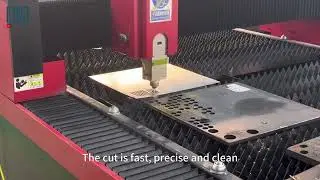 CINA LASER New Fiber Laser CYL-3000 Fly Cutting on 1mm Aluminum Fast⚡ Precise ✂️ Clean 🔧