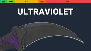 Karambit Ultraviolet - Skin Float And Wear Preview