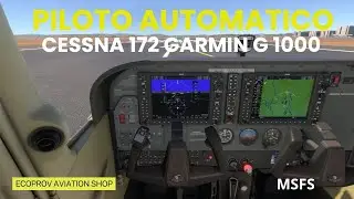 Cessna 172 Garmin G1000 Piloto Automatico tutorial basico flight simulator MSFS 2024, MSFS 2020
