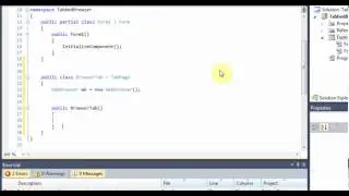 C# - How to Add Tabs to a Web Browser
