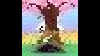 Sleeping samurai subpixel animation