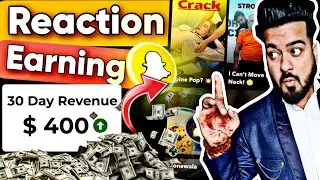 Snapchat copy paste earning | snapchat spotlight earning | Snapchat par reaction video kaise banaye