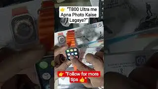 T800 Ultra Smart Watch Full Setup 😍 HiWatch Pro App | #shorts