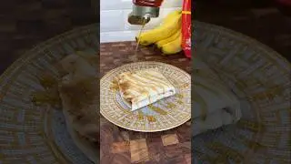 Тостер с бананом и арахисовым маслом 🍌 #шорты