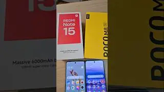 REDMI NOTE 15 VS POCO M8