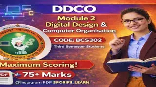 ⚙️ DDCO | BCS302 | MODULE -2 | Digital Design & Computer Organisation | 75+ Scoring | VTU 🎯