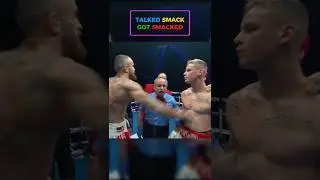 Scoundrel Punched Before the Fight&hellip; Then Got DESTROYED 🔥#shorts #boxing #karma #scoundrel