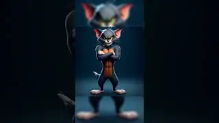 When Tom becomes evil 👿 #chatgpt4 #generativeai #horrorshorts #tomandjerry