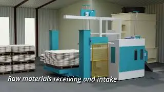 Industrial Production of 3d industrial animation industrial equipment animation factory layout