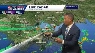 Tracking storms this evening, the final impacts of Beryl and hotter days ahead