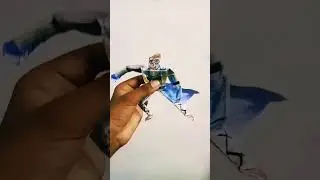flying jatt paper action figure 🙂🦸