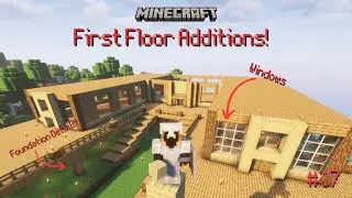 Adding The First Floor Details! | Minecraft | Part 17