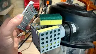 Vacuum Diffuser With Scrubbing Sponges