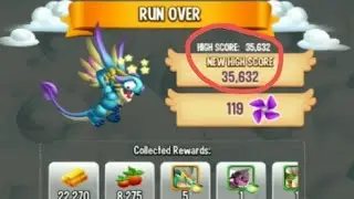 Runner Island Event - My Personal Highscore (35K) | Dragon City