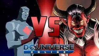 DCUO Trigon Vs CaptainAtom (Duel) PvE