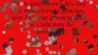 Palabras de despedida