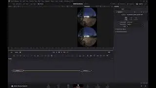 Automatic VR Stitch in Davinci Resolve studio for Qoocam 3 Ultra VR180 8k Video