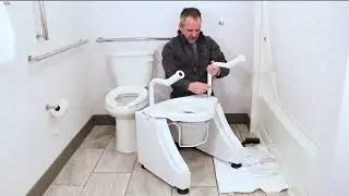 Dignity Lifts Deluxe Toilet Lift DL1 - Assembly Video Pt. 1