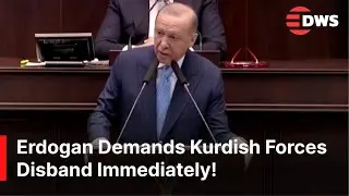 FULL REMARKS: Erdogan Calls on Kurdish Forces in Syria to Lay Down Arms | AC1Z