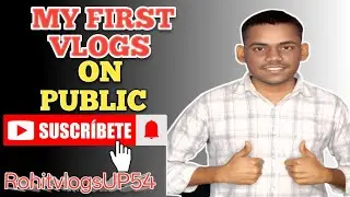 My First Vlogs On Public Reaction 🥰🥰🥰