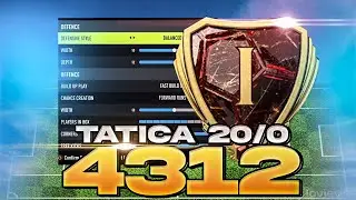 FIFA 22 - MELHOR T&Aacute;TICA META 4312 DE PRO PLAYER 20/0 ATUALIZADA!