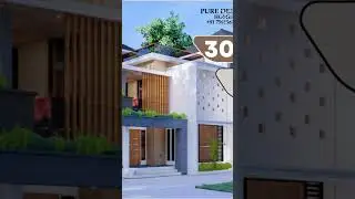 🫰contemporary house design🫳 3000 sqft 4bhk #shorts #contemporary #contemporaryhome