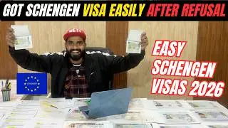 3 Easiest Schengen Countries for Visa Approval After Refusal | How to Get 2-Year Long-Term Validity