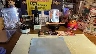 How to clean your cards/remove scratches before grading them!