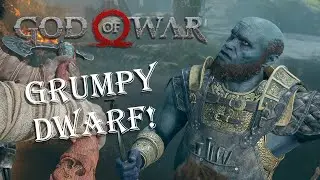 Grumpy Blue Dwarf (God of War Part 4)
