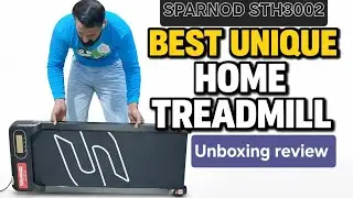 Sparnod Fitness STH-3002 Treadmill Unboxing & Honest Review  | Best Home Walking Pad for Weight Loss
