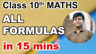 All Formulas in 10 mins | Important Questions ? 2024 Exam Revision | Class 10th Maths