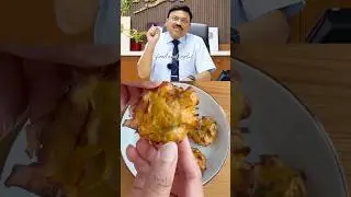 Zero oil pakoda | air fried cabbage pakode recipe #pakoda #pakora #cabbage #airfryer