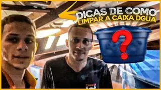 Como &eacute; feita &agrave; limpeza de caixa d&rsquo;&aacute;gua #controledepragas #dedetiza&ccedil;&atilde;o ##limpezadecaixadagua