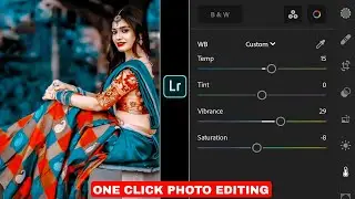 New Lightroom Blue Tone Colour Grading - Lightroom Photo Editing Tutorial | Photo Editing 2023