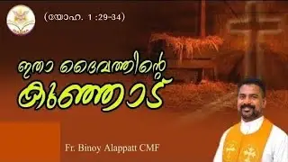 Manna_2750 | ഇതാ ദൈവത്തിന്റെ കുഞ്ഞാട് | യോഹ 1 : 29-34 | Fr Binoy Alappatt CMF |MANNA 2026 January 27