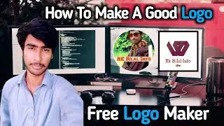 How to make a channel logo  | Rk Bilal Info