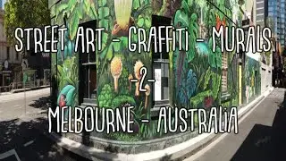 No. 2 - Graffiti - Street Art - Murals - Laneways of Melbourne Central Business District - Australia