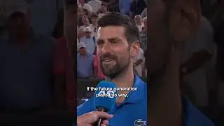 Novak Djokovic borrows a quote from Daniil Medvedev 😂💬